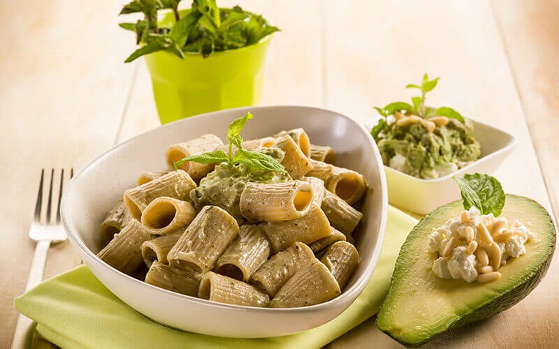 Vegan friendly pasta part of a vegan diet plan