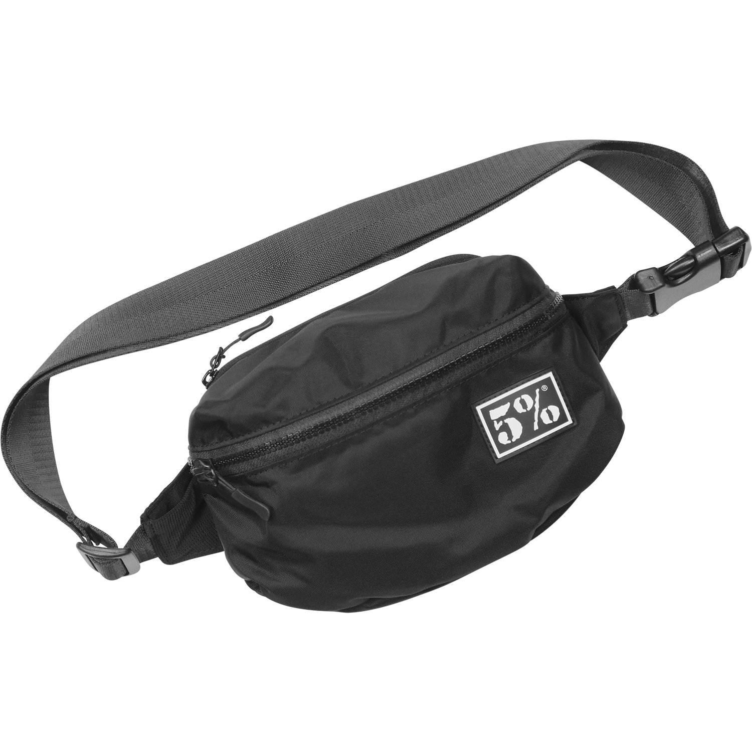 5% Black Crossbody Bag
