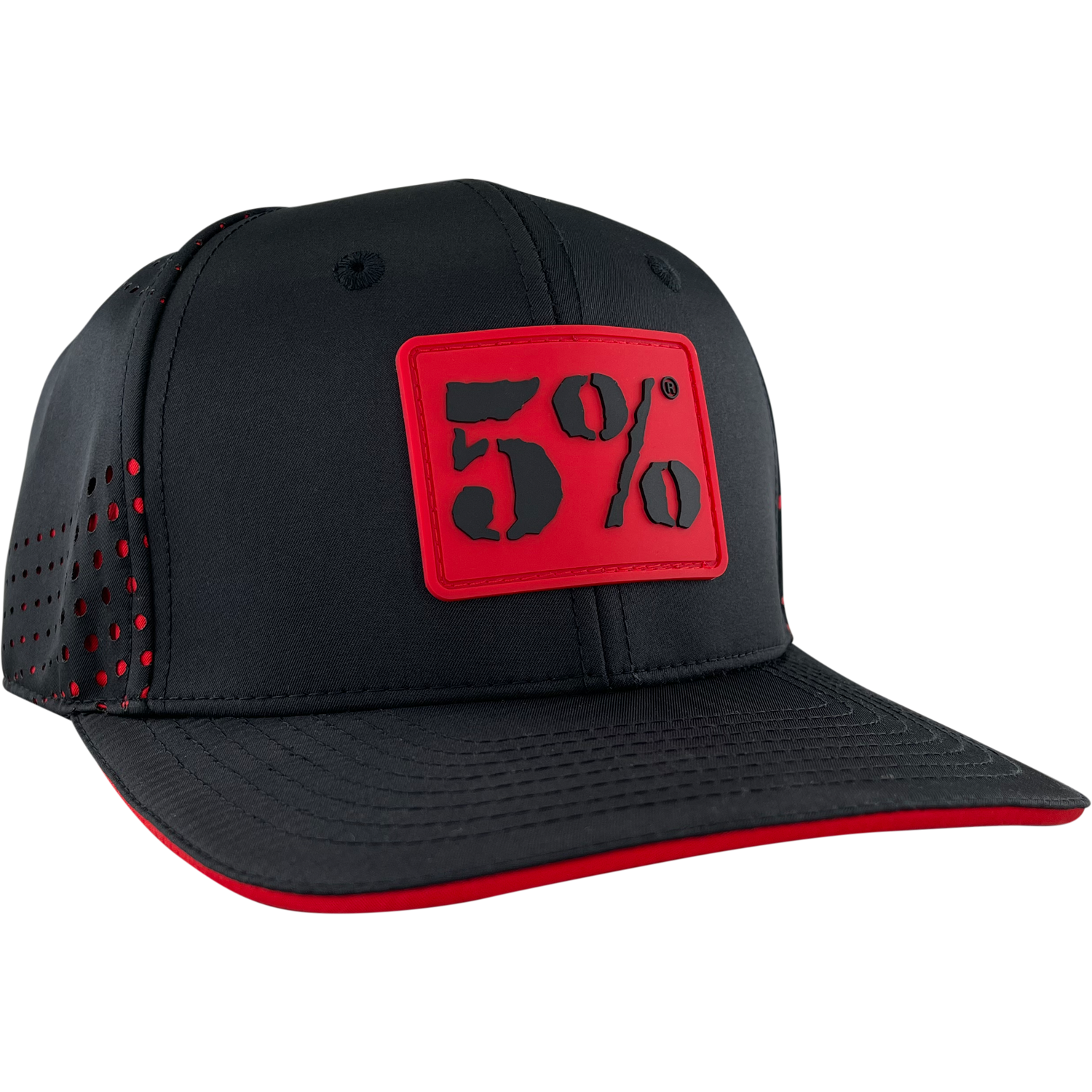 5% Rubber Patch, Black Hat
