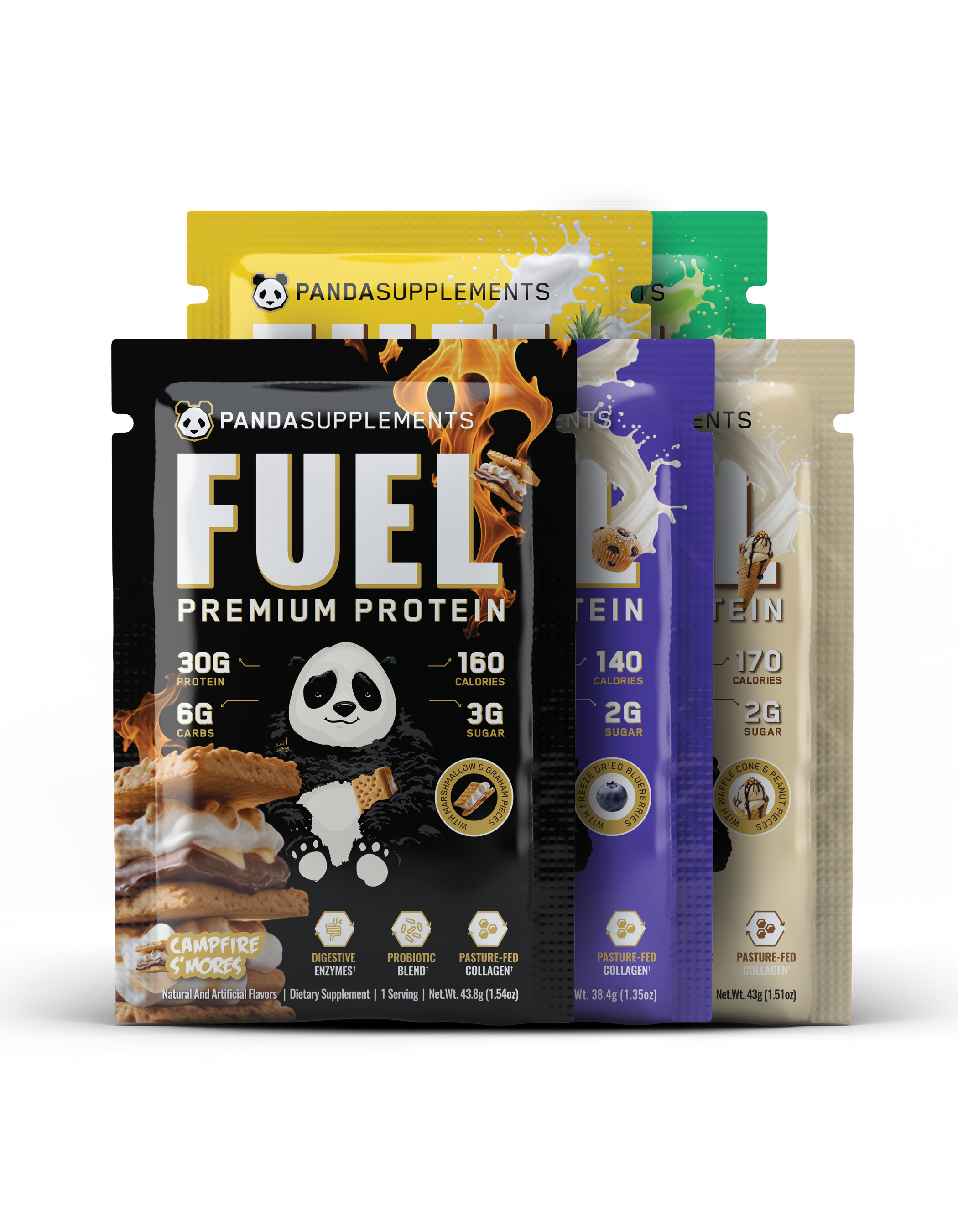 FUEL Premium Protein SAMPLE PACK (5 Samples) - All Flavors Sample Pack