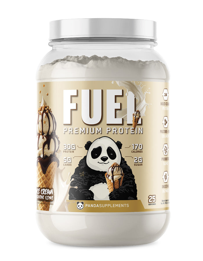FUEL Premium Protein (Sundae Ice Cream Cone) with Waffle Cone & Peanut Inclusions