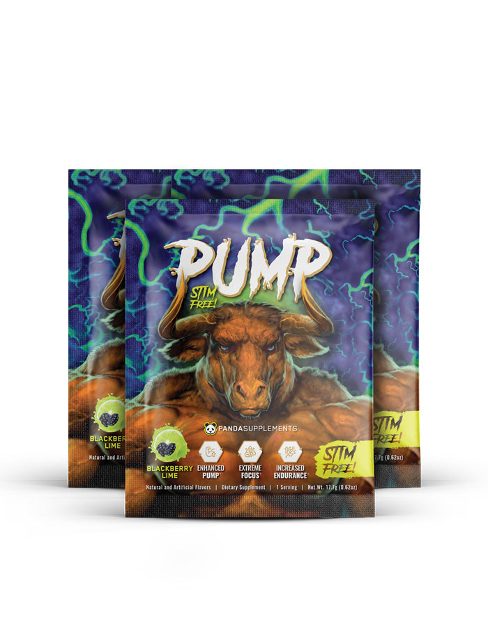 PUMP NON STIM PRE | SAMPLE PACK (Blackberry Lime) - 3 Sample Pack