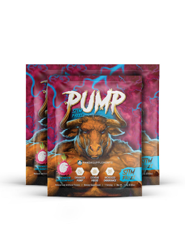 PUMP NON STIM PRE | SAMPLE PACK (Rainbow Dragonfruit) - 3 Sample Pack