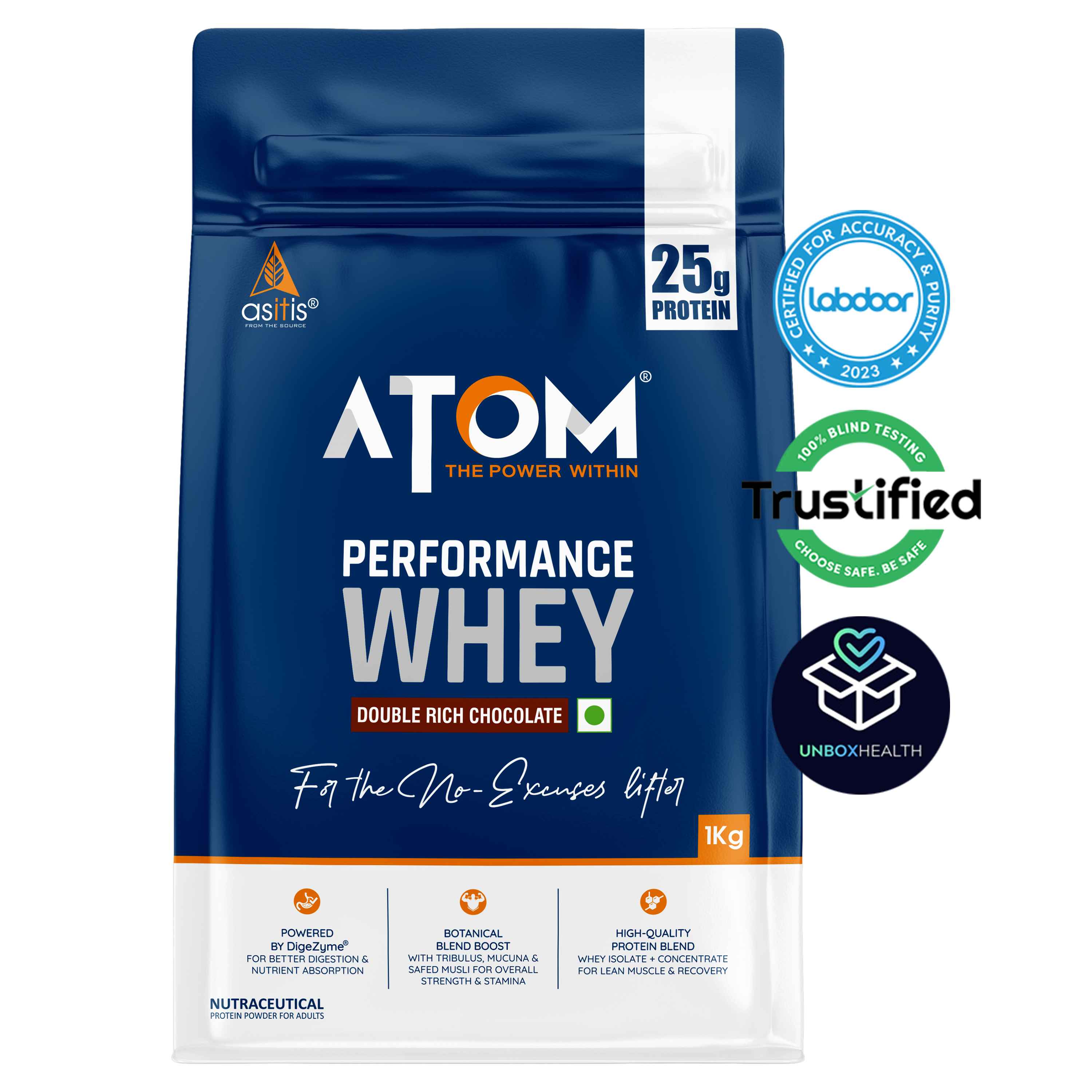 AS-IT-IS ATOM Performance Whey  | With Safed Musli