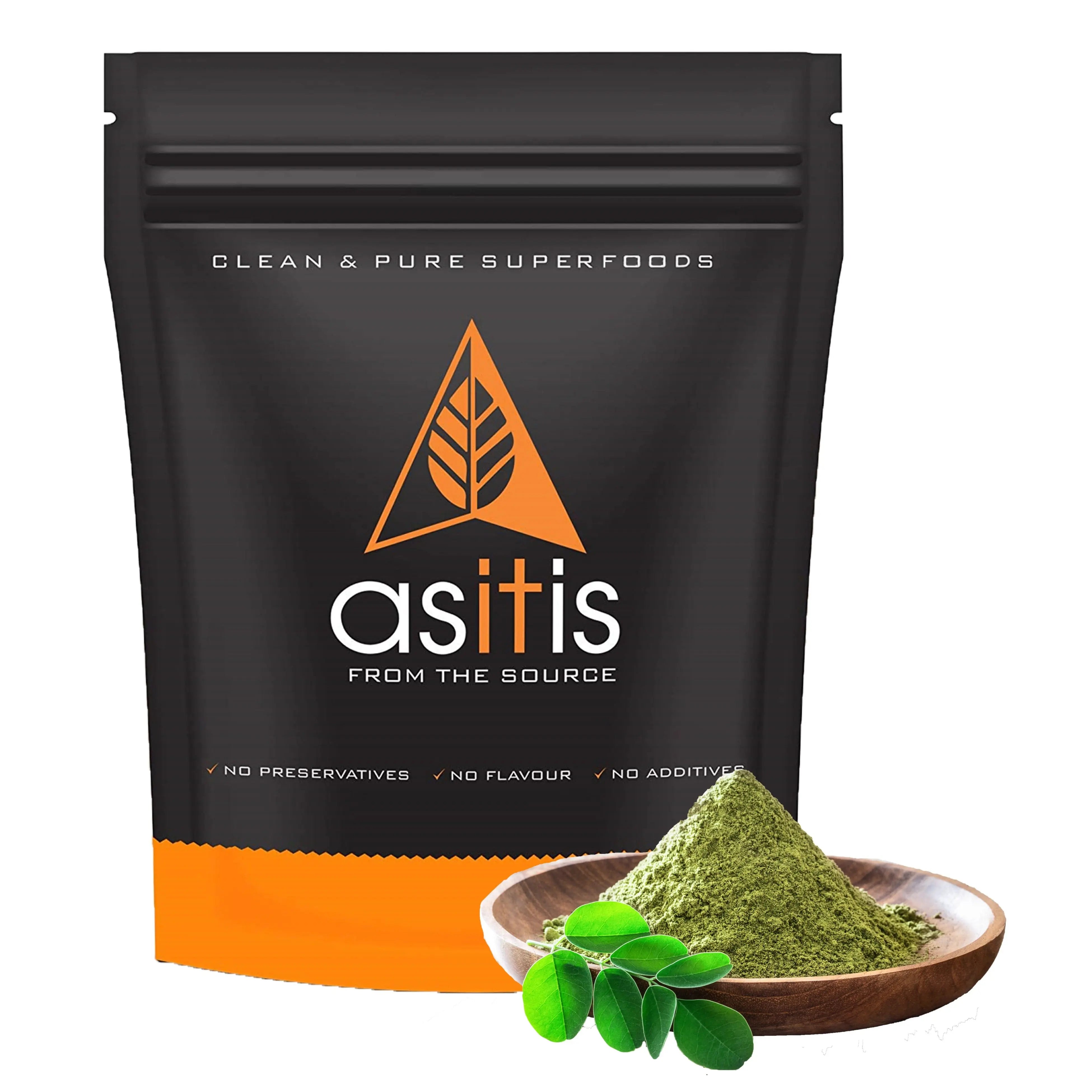 AS-IT-IS Organic Moringa Leaves Powder as Additional Source of Protein - 250g