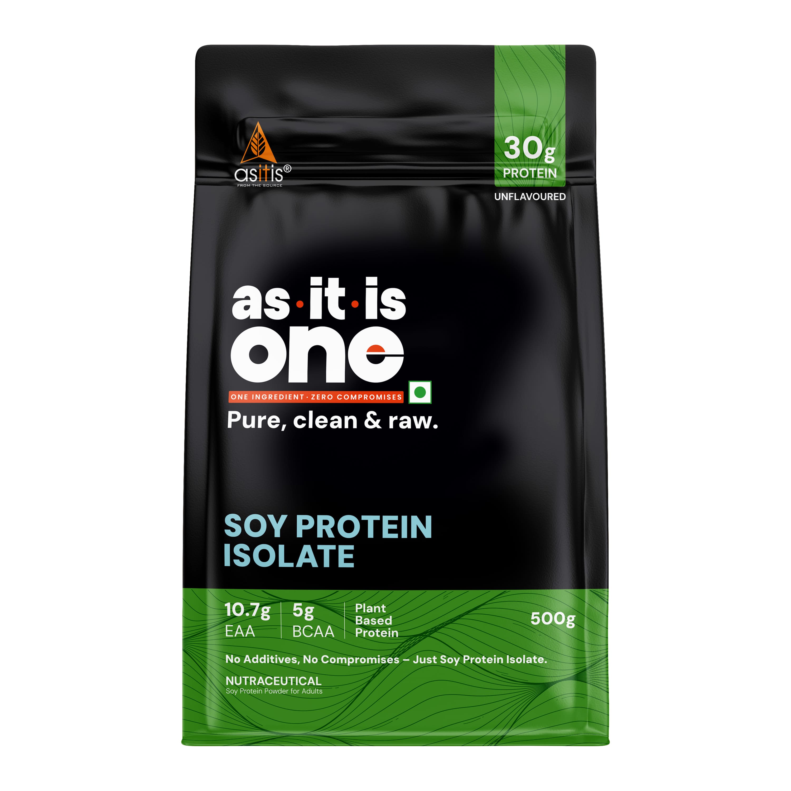 AS-IT-IS Soy Protein Isolate - Vegan Protein Source Designed as Meal Supplement