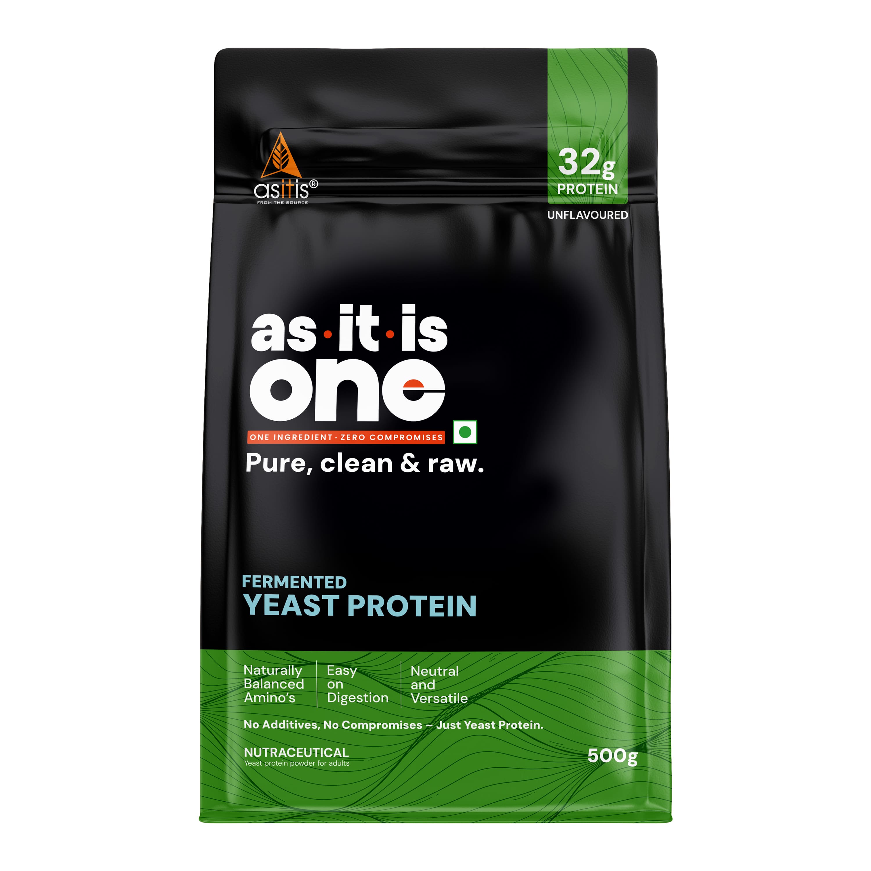 AS-IT-IS One Fermented Yeast Protein - Unflavoured, Unsweetened