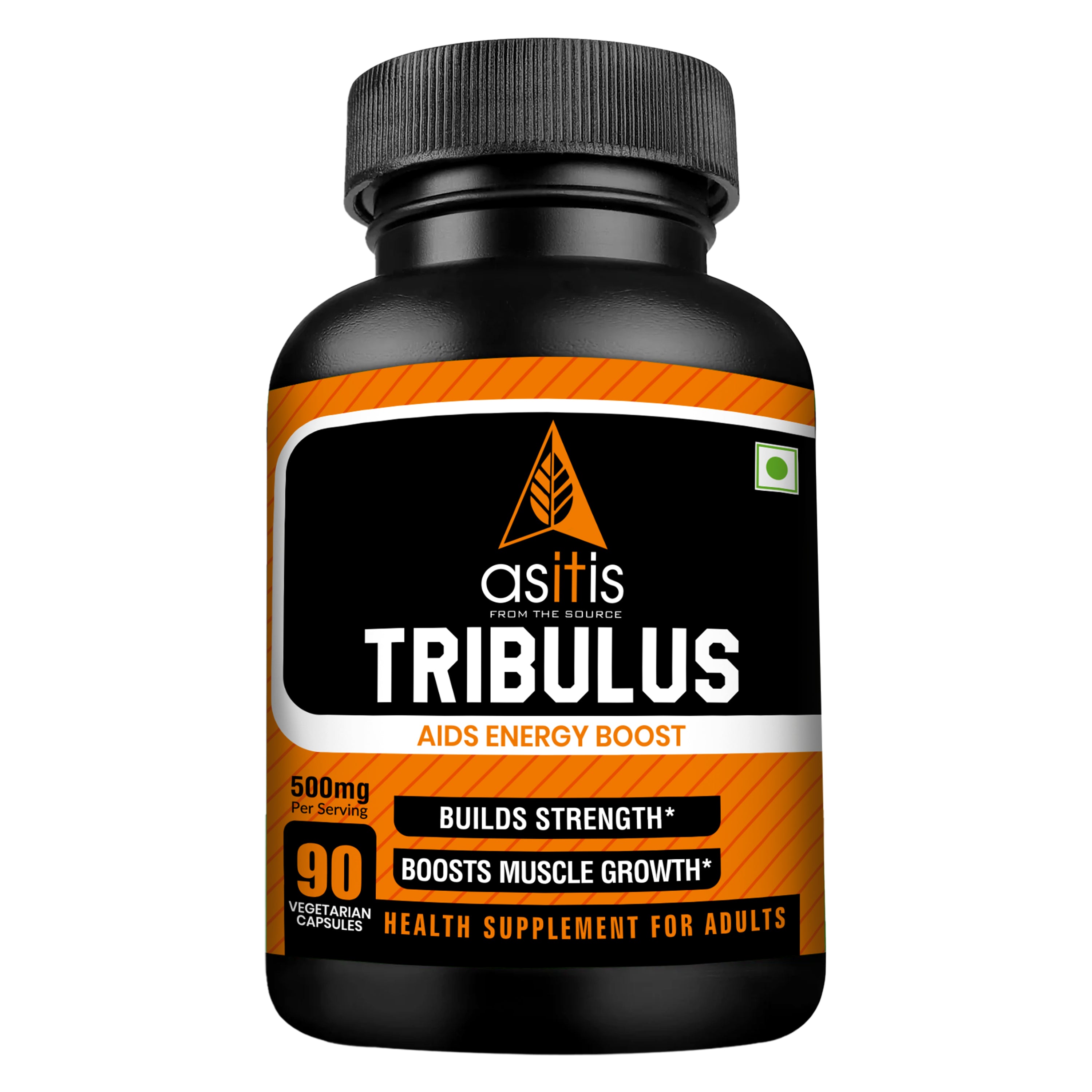 AS-IT-IS Tribulus Capsules -Testosterone Booster  500mg 60 counts