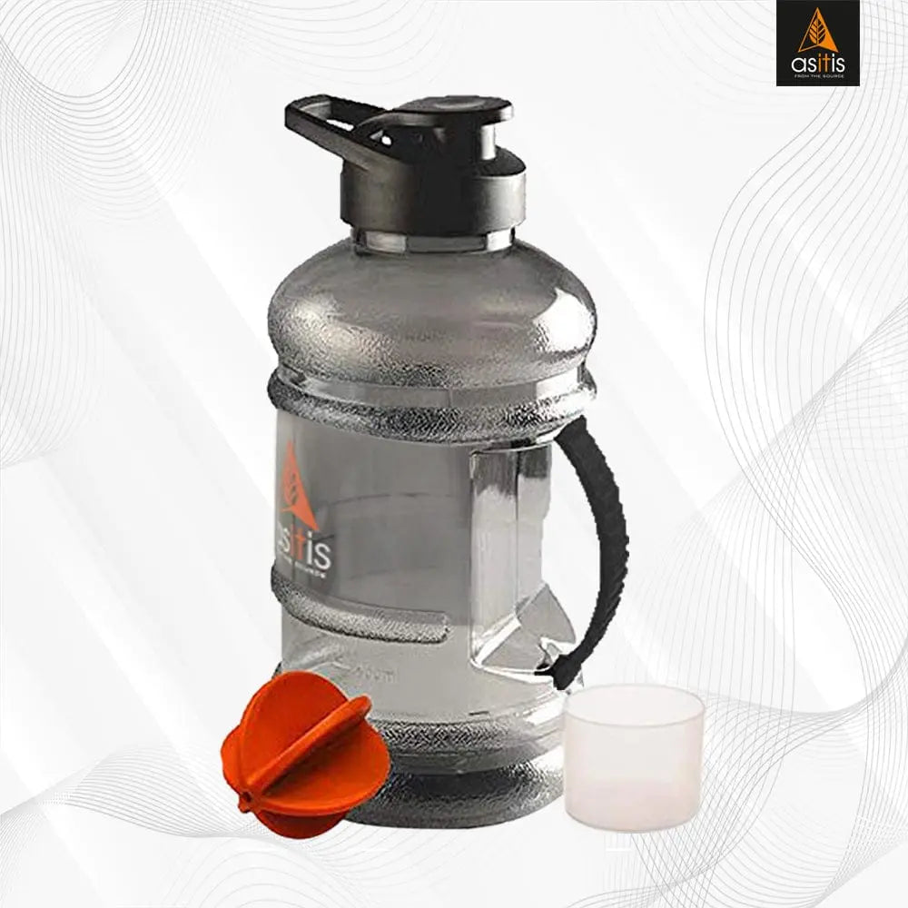 AS-IT-IS Protein Shaker / Water Bottle (1.5 L, Black)