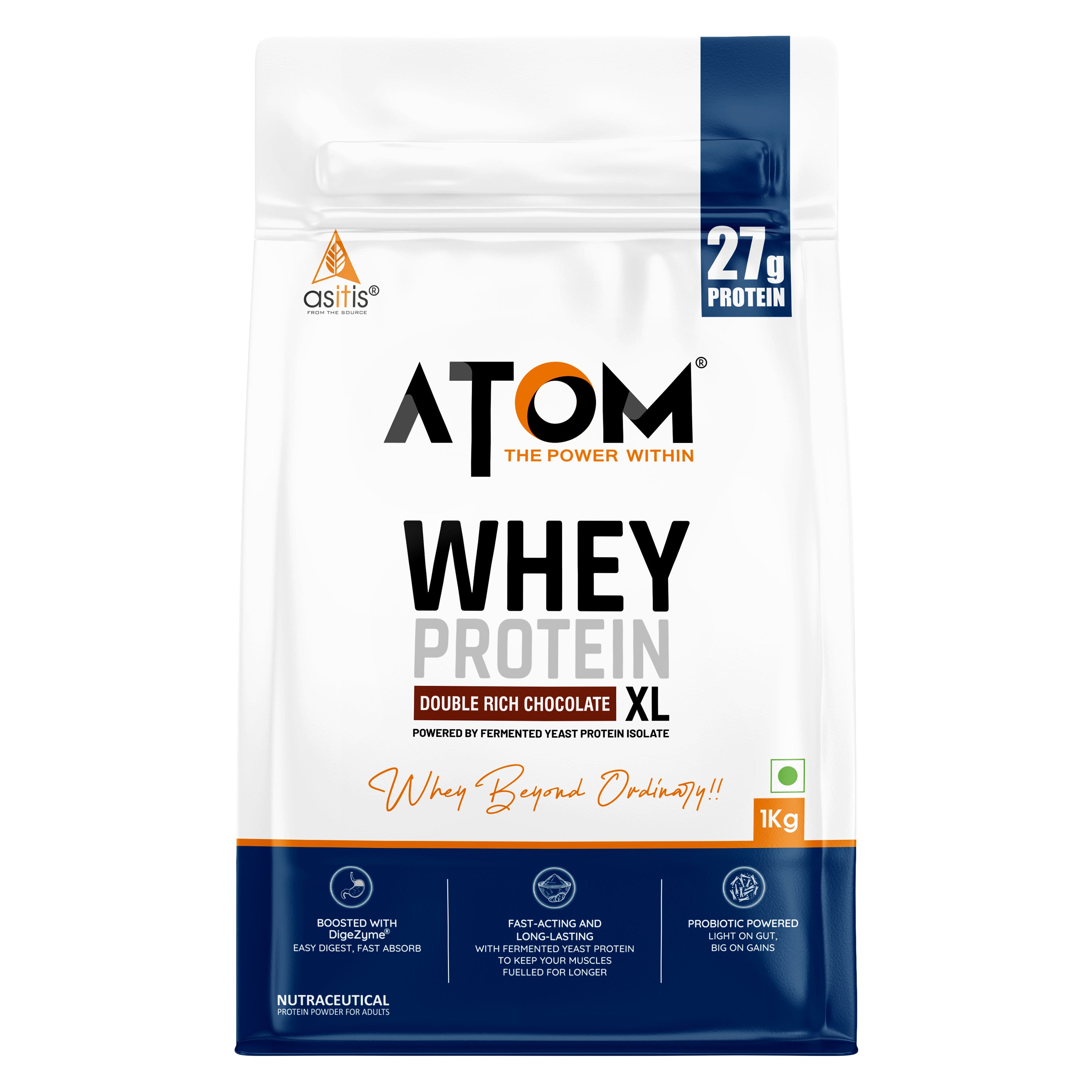 ATOM Whey Protein XL  with DigeZyme® & Fermented Yeast Protein
