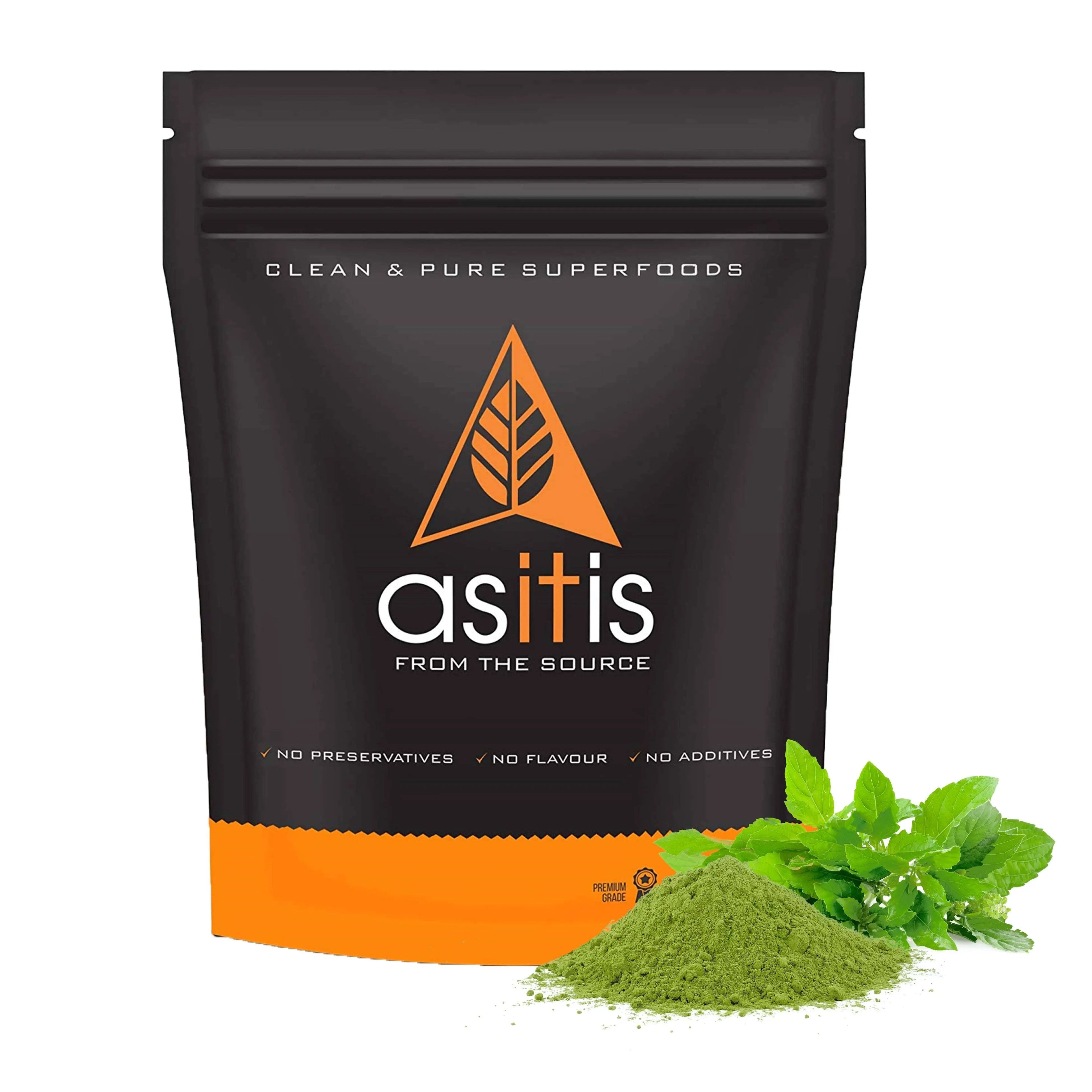 AS-IT-IS Tulsi Powder for Immunity & as Stress reliever - 250g