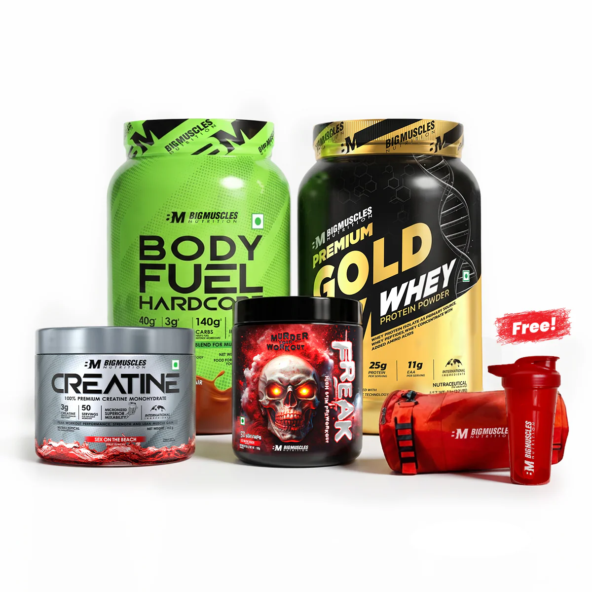 Body Building Stack + Free Gym Bag & Shaker