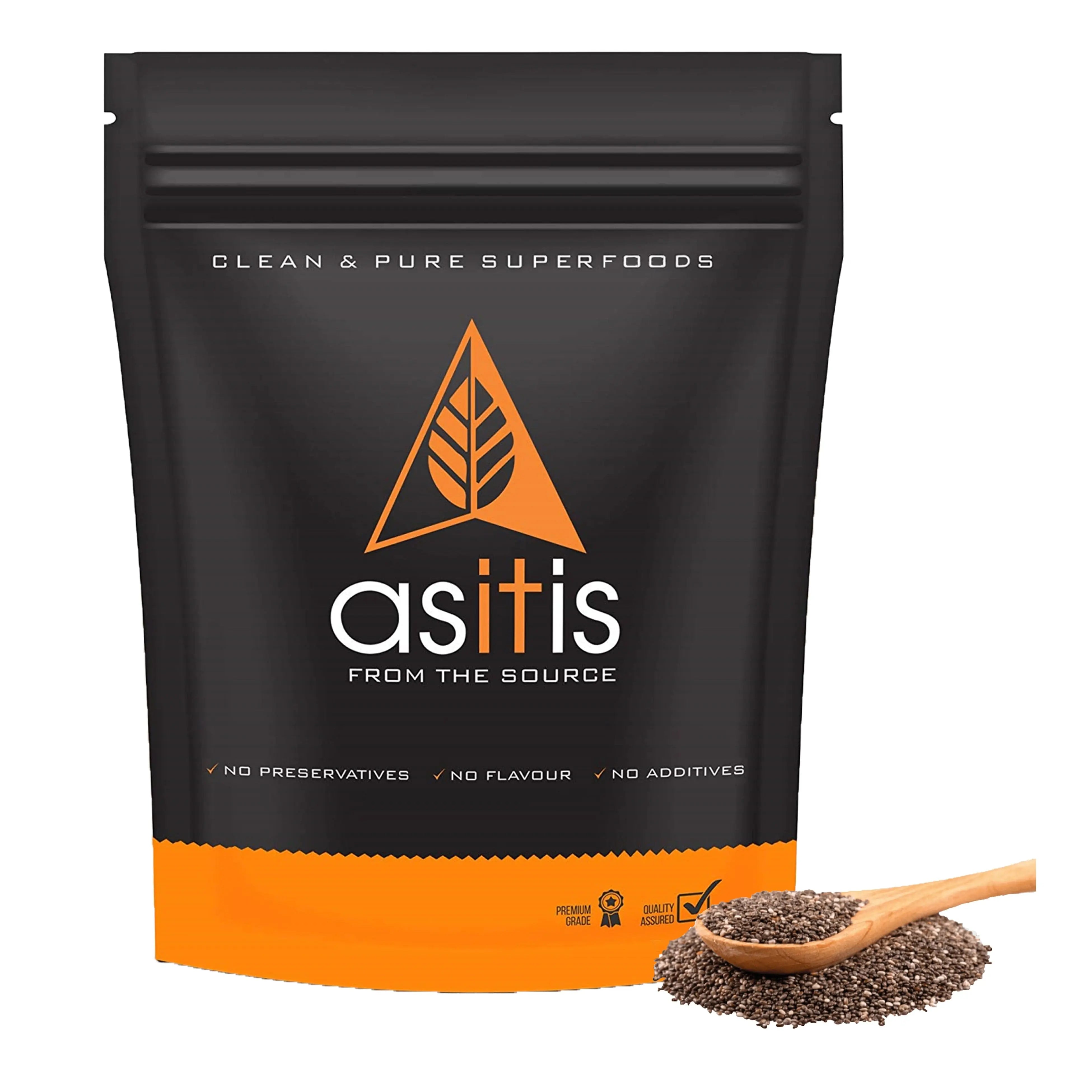 AS-IT-IS Organic Chia Seeds as Additional Source of Protein- 350g