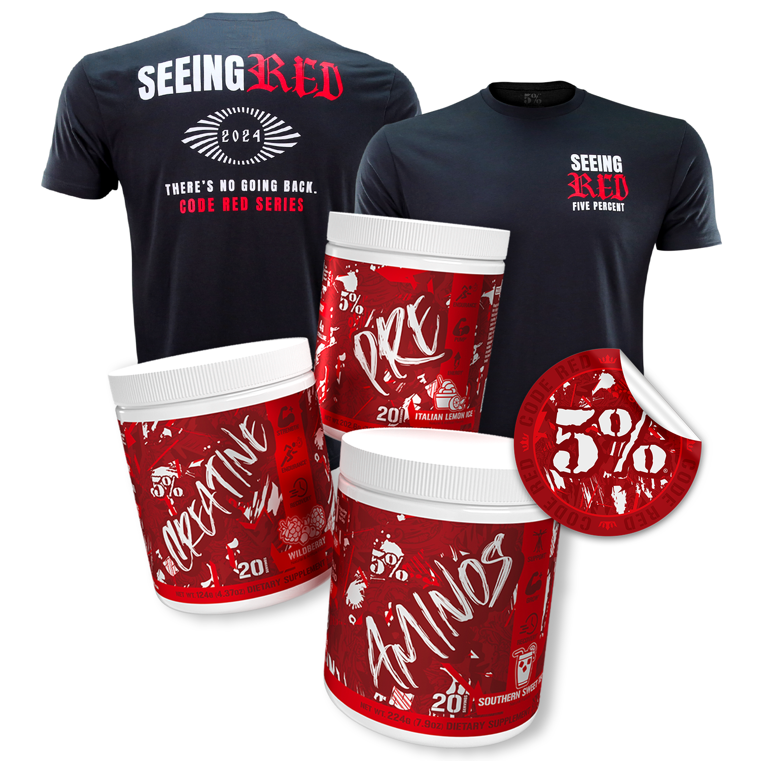 Code Red 3 +Decal +Shirt Stack