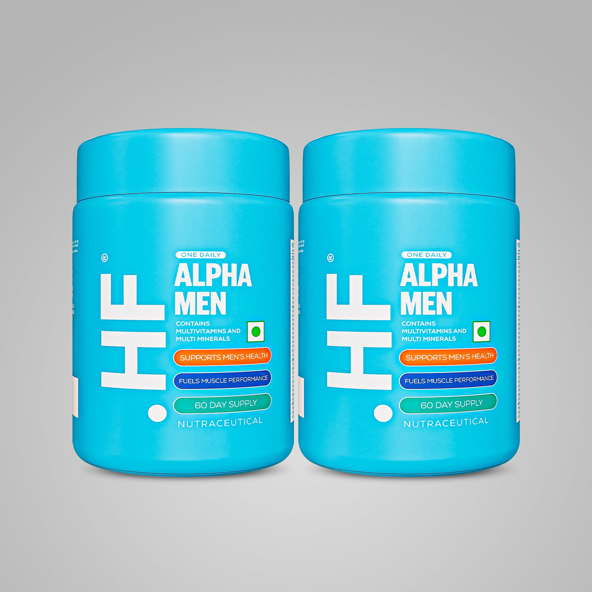 HealthFarm AlphaMen Multivitamin for Men's Health (60Tab), BUY 1 GET 1 Offer