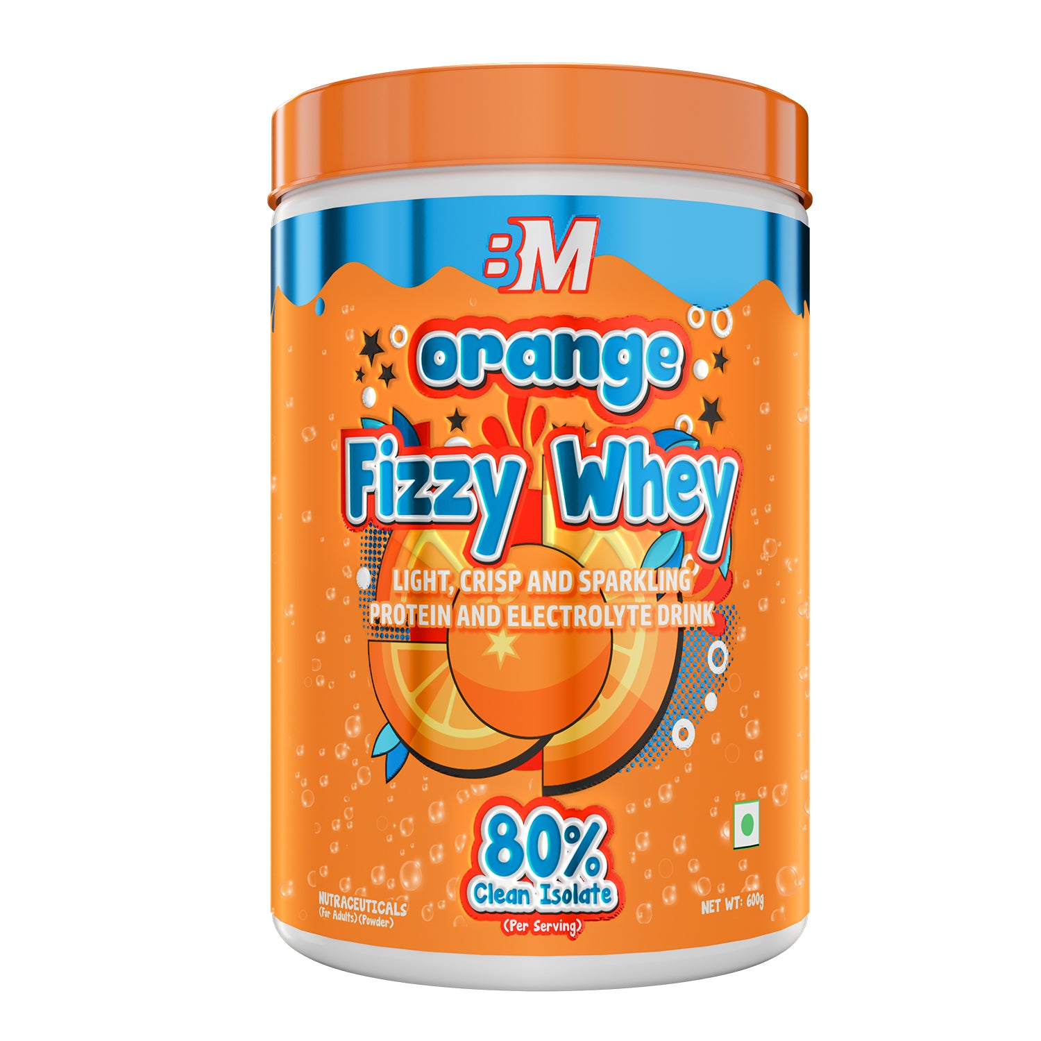 FIZZY WHEY ORANGE + SHAKER