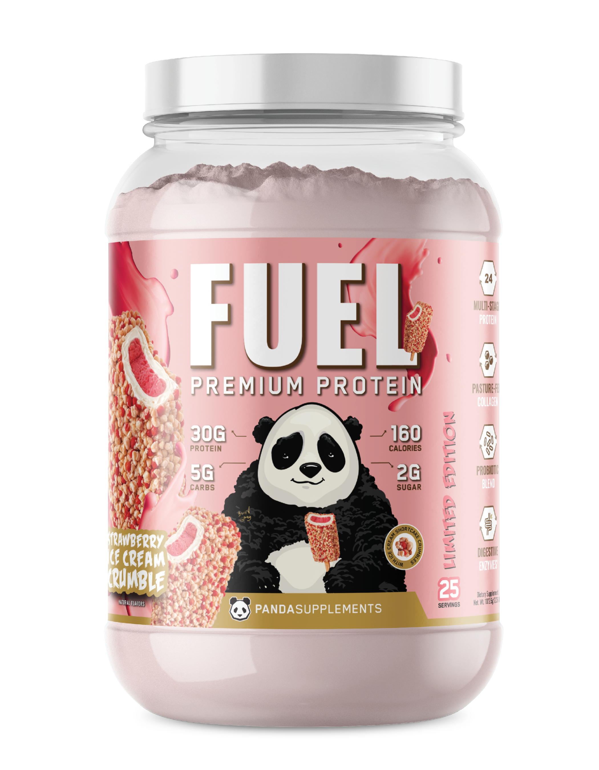 Panda Supps™ - FUEL Premium Strawberry Ice Cream Crumble (Ambassador and Athletes Link only!)