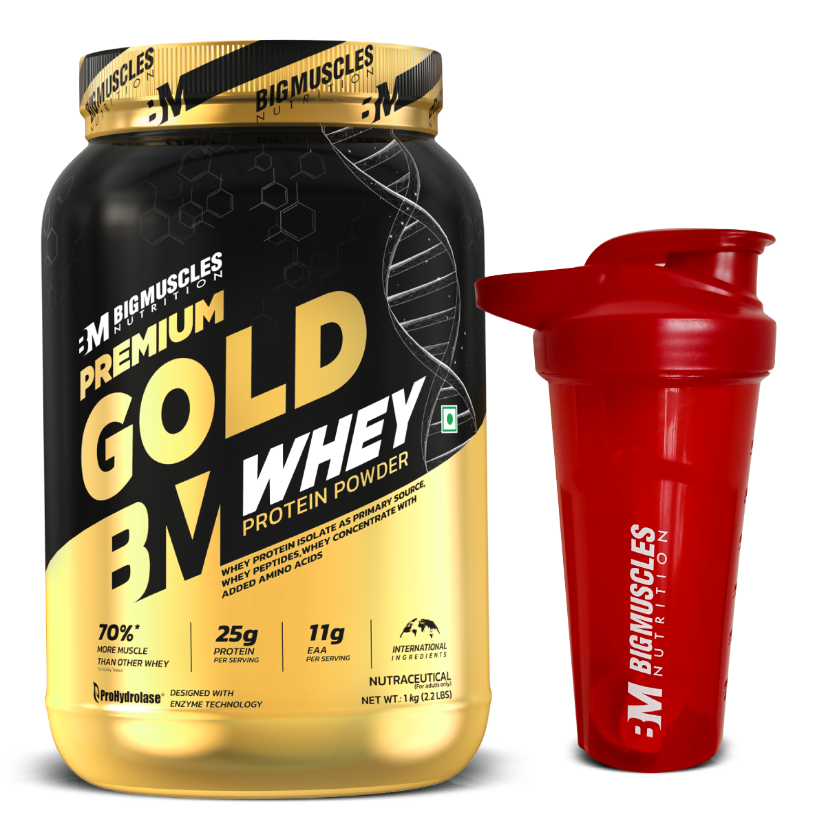 Premium Gold Whey + Shaker