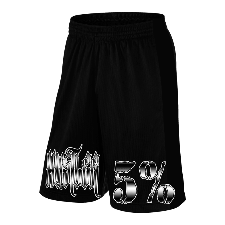 HUSTLER, Black Shorts