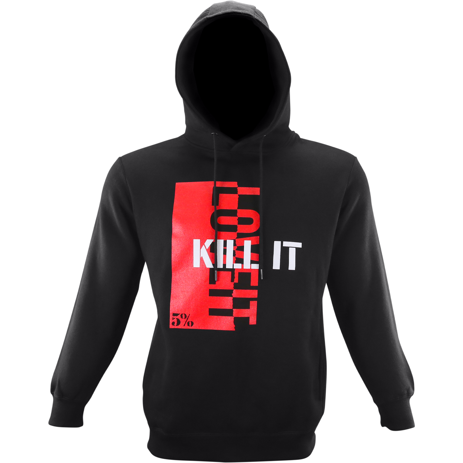 Love It, Kill It Block, Black Pullover Hoodie