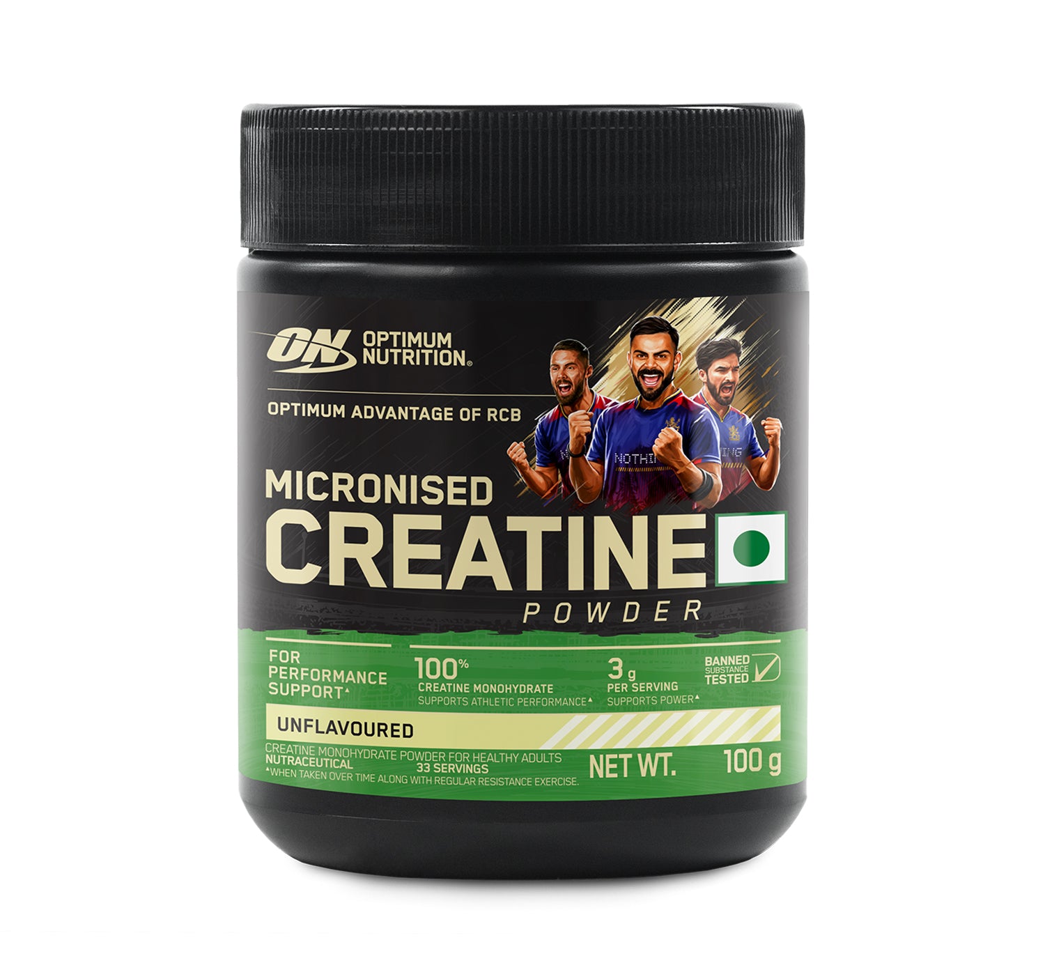 Micronized Creatine Powder | Unflavoured|100 g