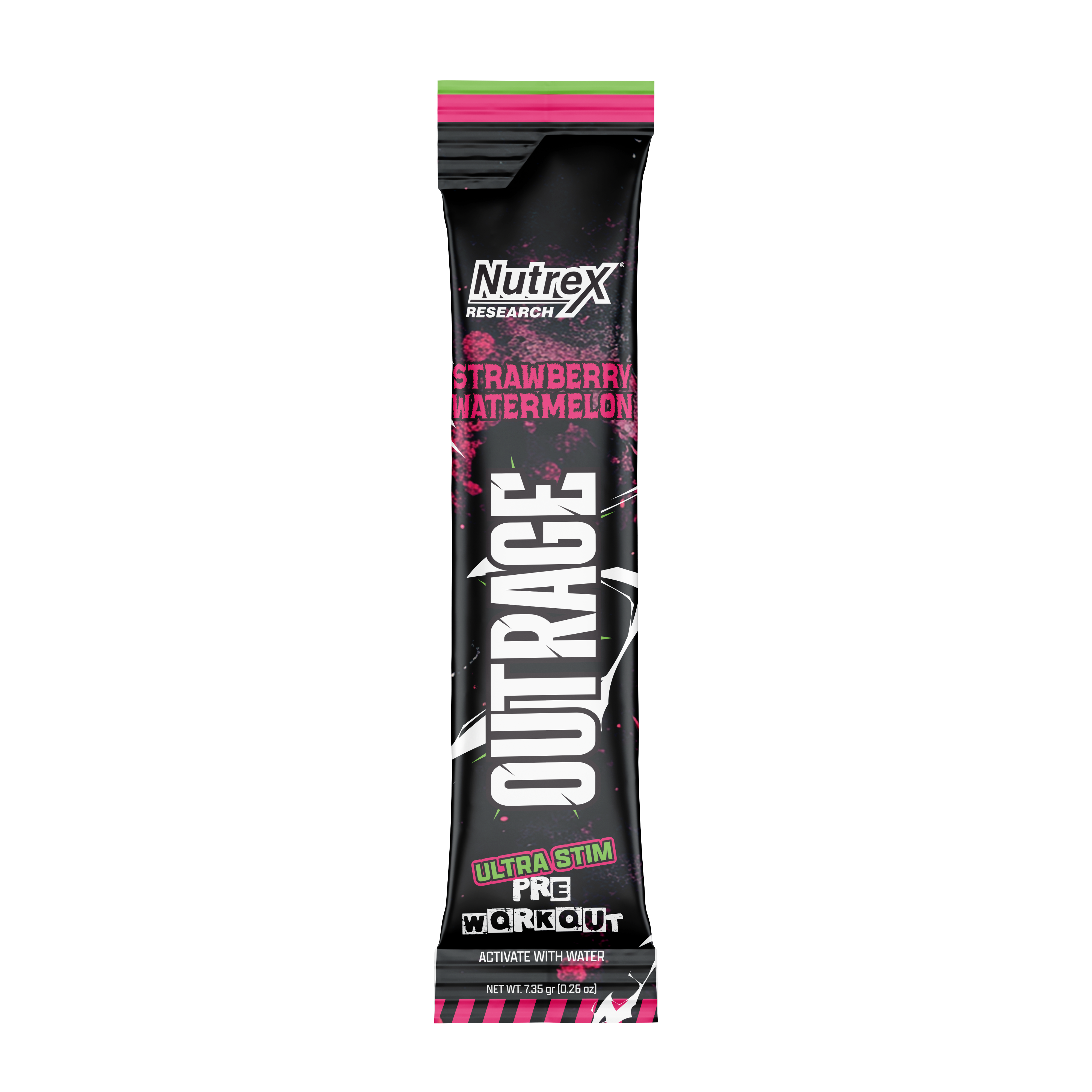 Outrage Pre-Workout Sample