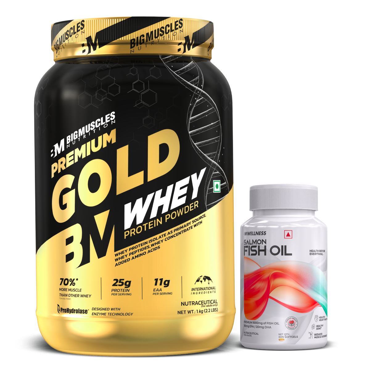 Premium Gold Whey + Fish Oil