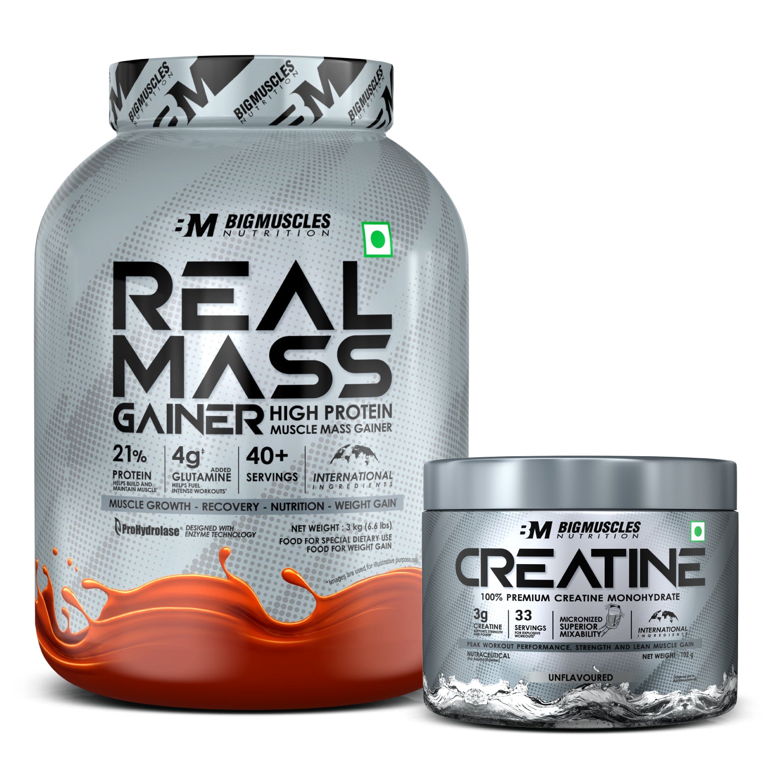 Real Mass Gainer + Creatine