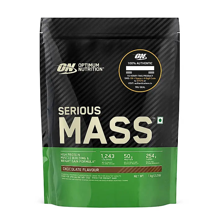 Serious Mass Weight Gainer | 1 kg (2.2 lbs) | Chocolate