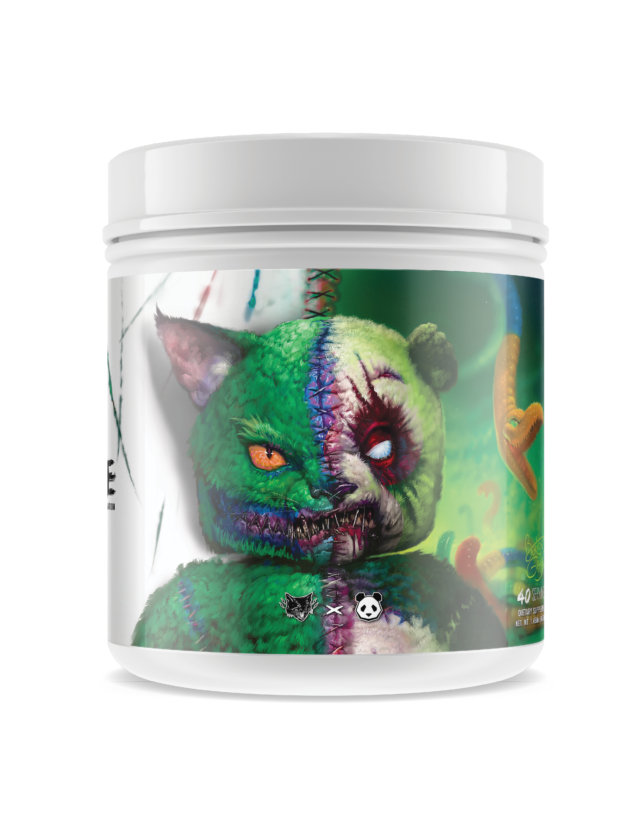 All New! PANDA vs Black Magic - SAVAGE Pre Workout (Sour Gummy Candy)