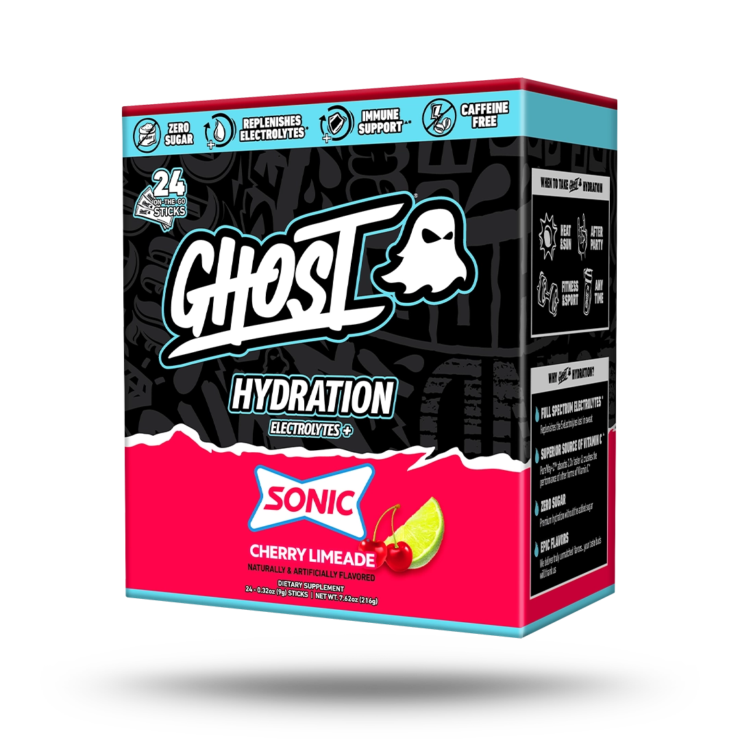 GHOST® HYDRATION STICKS 24-PACK x SONIC® | CHERRY LIMEADE