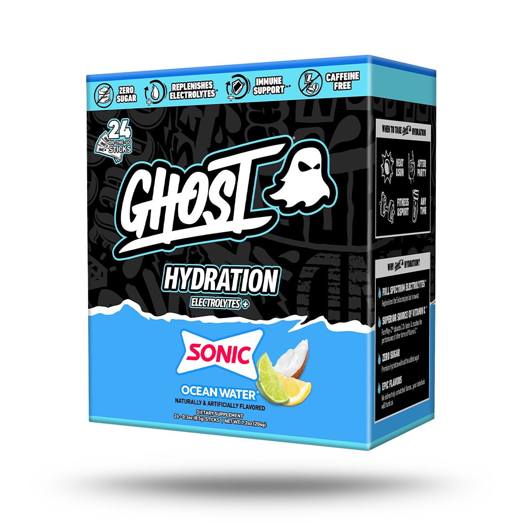 GHOST® HYDRATION STICKS 24-PACK x SONIC® | OCEAN WATER®