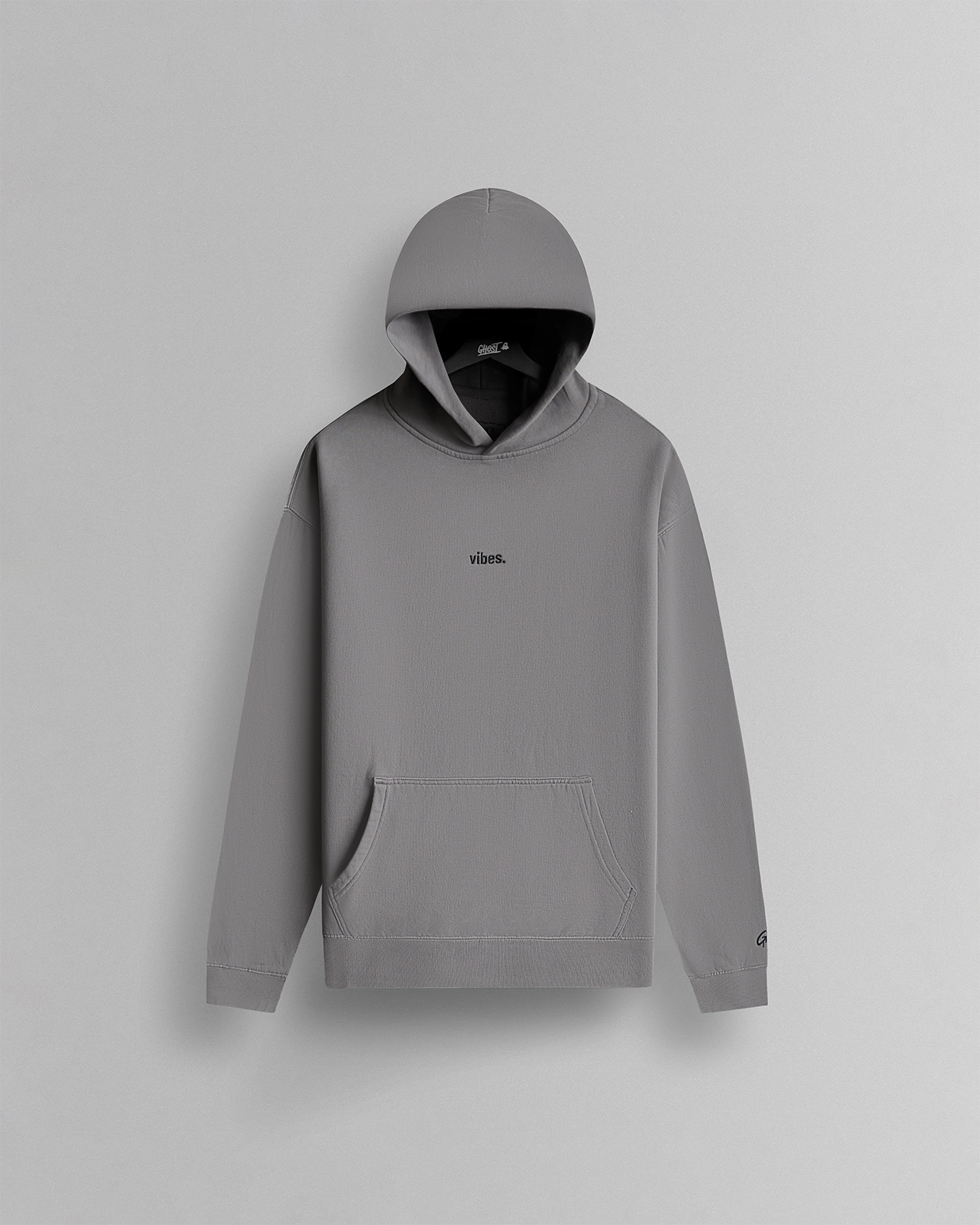 GHOST® ICON HOODIE | FADED GREY