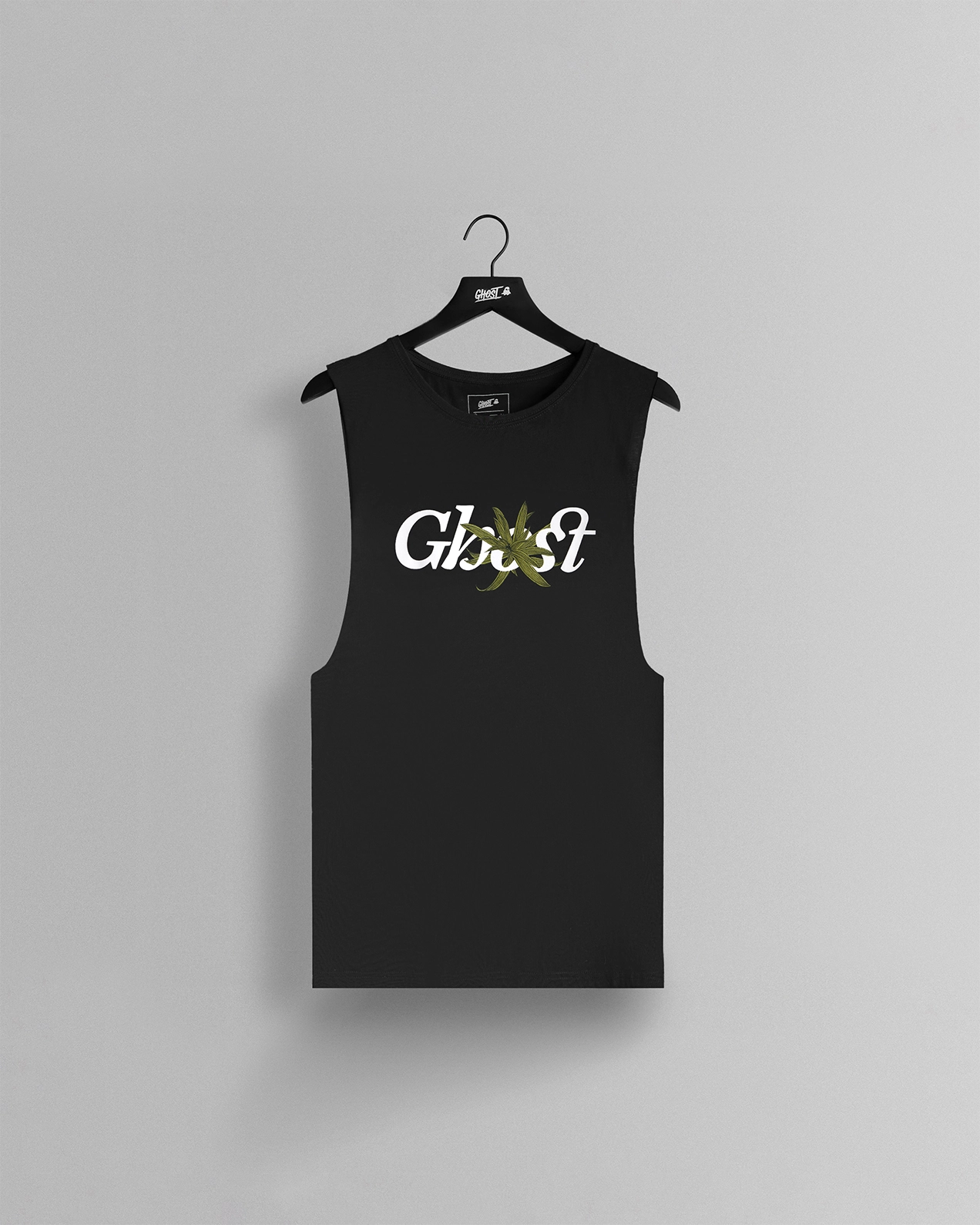 GHOST® IVY SLEEVELESS TEE | COAL