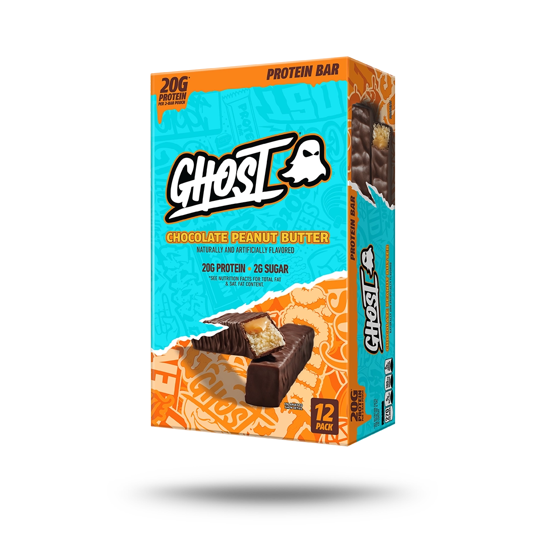 GHOST® PROTEIN BARS | CHOCOLATE PEANUT BUTTER 12 PACK
