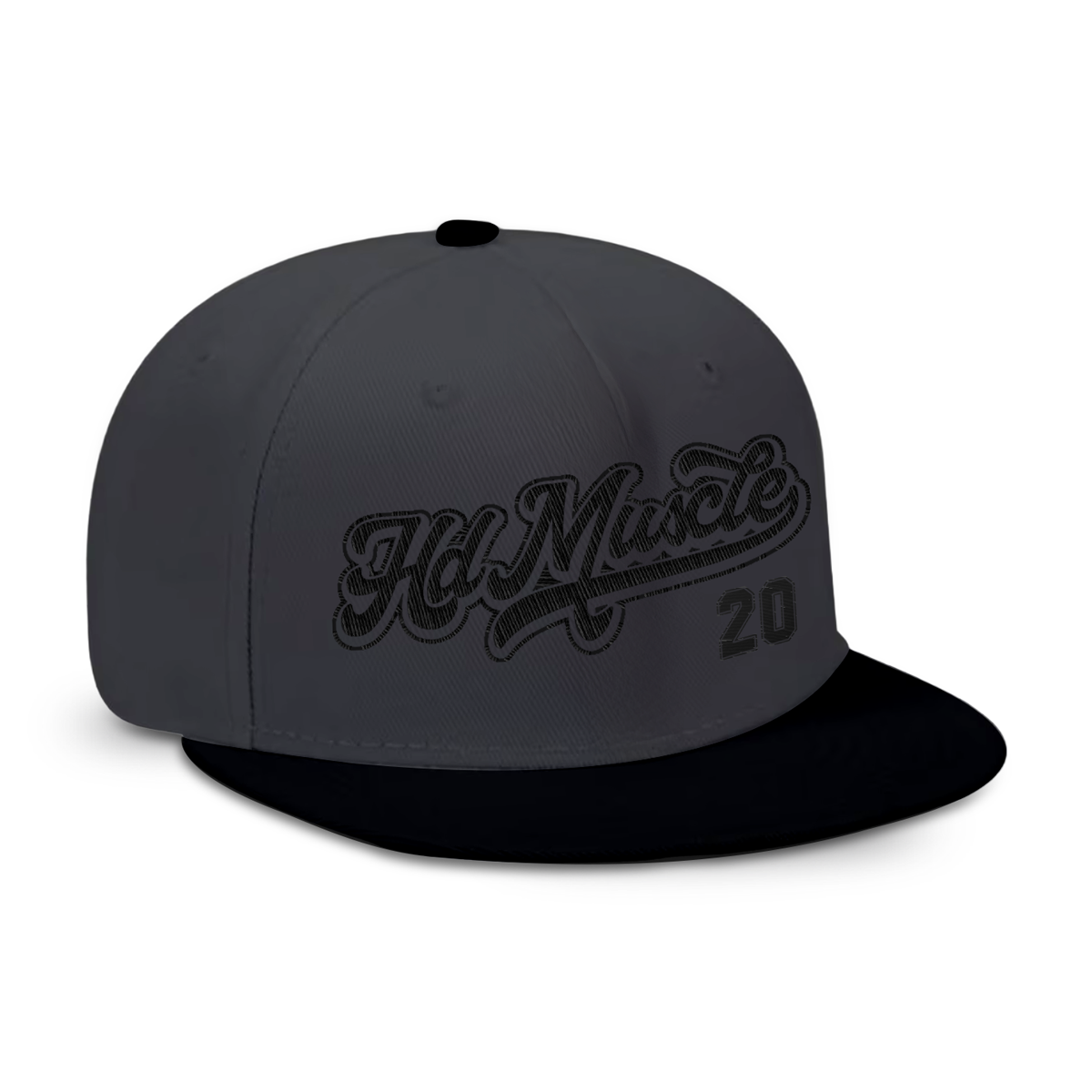 Varsity Hat — Vintage Grey + Black