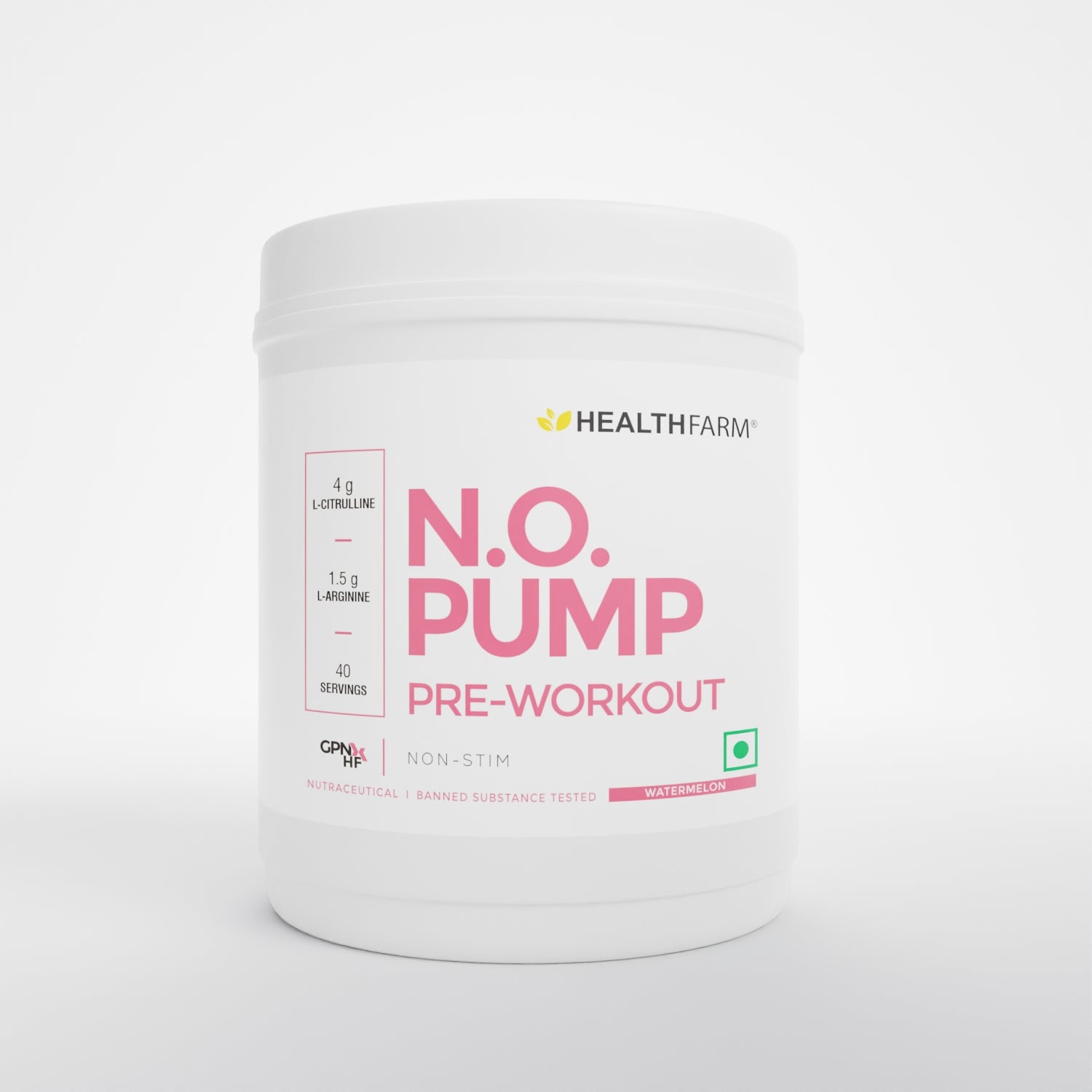 Healthfarm N.O. PUMP Pre-Workout(Non Stim)