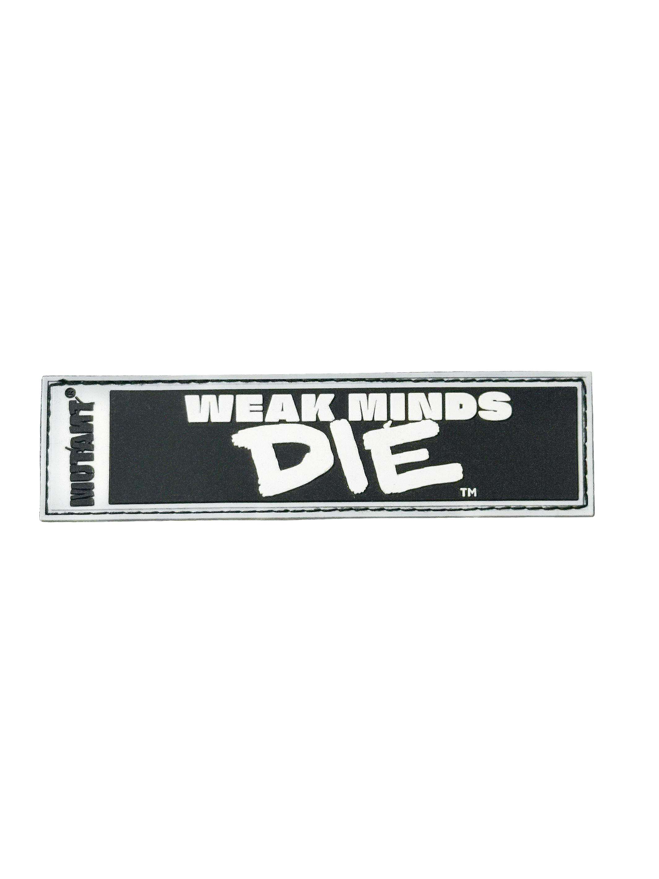 MUTANT® MIND’FK Weak Minds Die 110x30mm Black