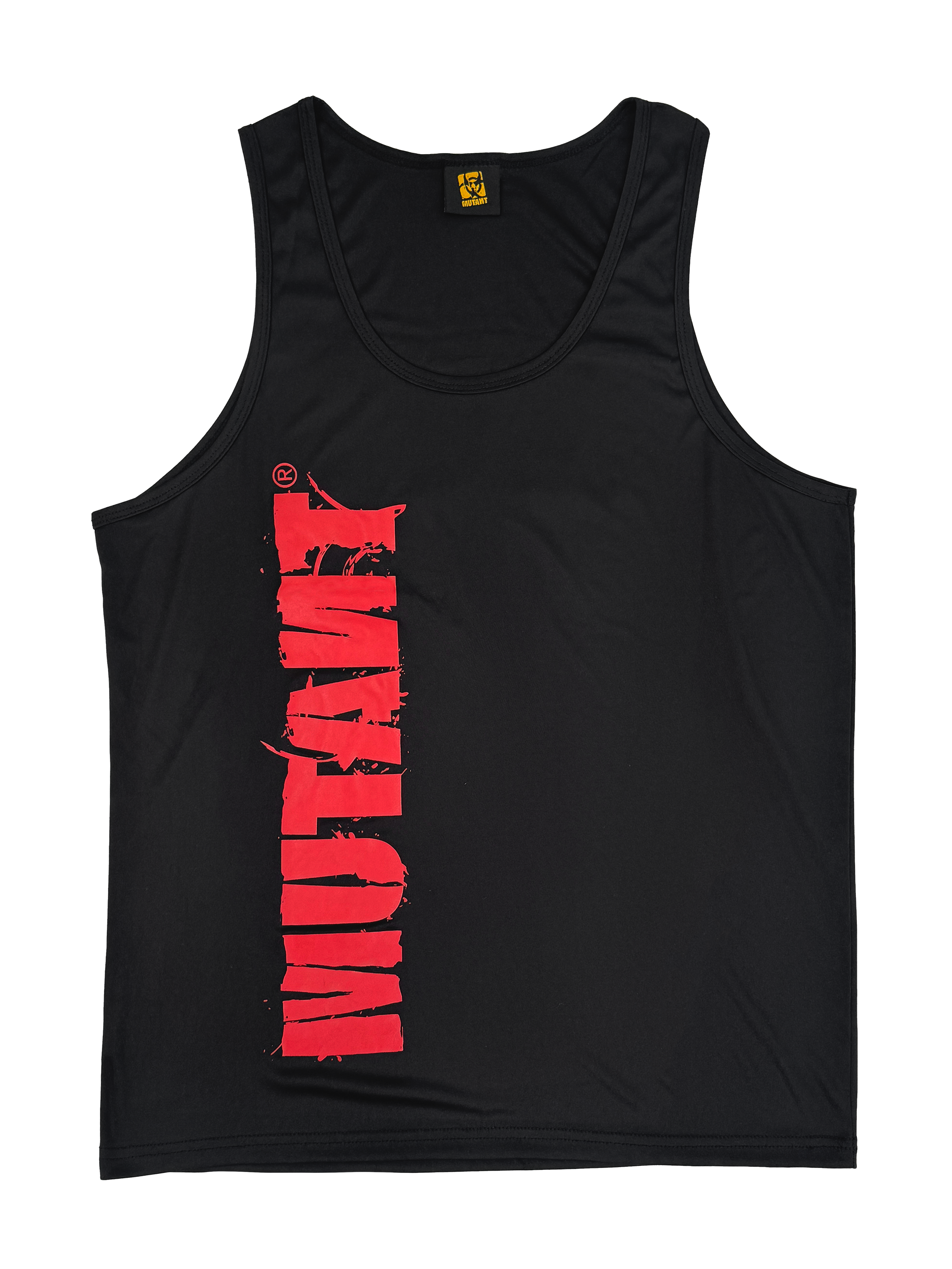 MUTANT® BORN HARDCORE HARDLINE TANK TOP GYM SHIRT (BLACK & RED)